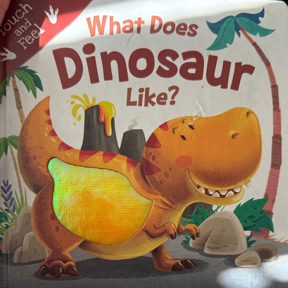 Children's Dinosaur Book with Touch and Feel